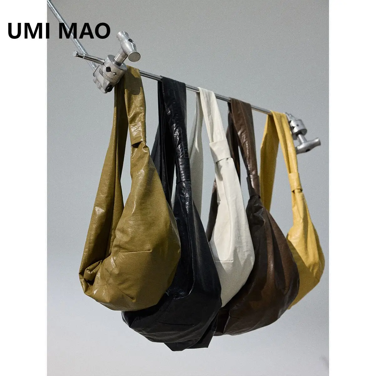 UMI MAO Luxury Wrap Paper Oil Wax Skin Can Sing Bag Autumn New Large Capacity Commuting Versatile Daily Single Shoulder Bag