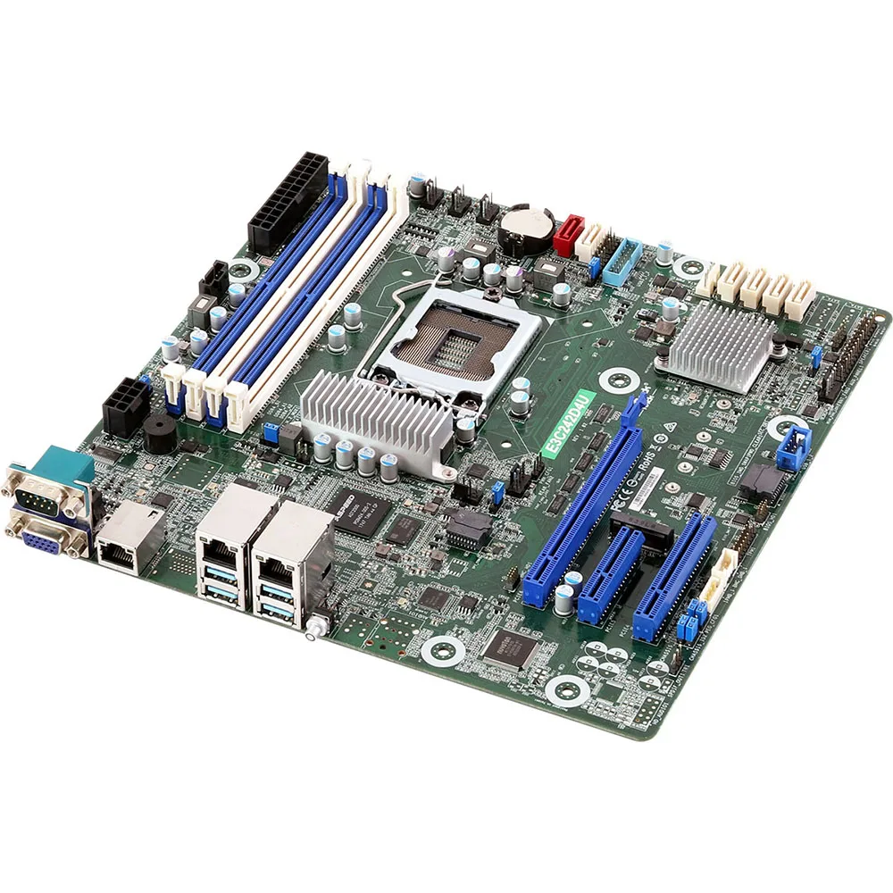 E3C242D4U Server Motherboard For ASRock LGA1151 DDR4 Support Xeon E-2100 IPMI High Quality 5 E3C242D4U Server Motherboard For ASRock LGA1151 DDR4 Support Xeon E-2100 IPMI High Quality - Image 3