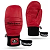 Ski Gloves Leather Snowboard Mittens for Men Women Skiing Snowmobile Snow Sports Winter Warm Thermal Gloves Waterproof Windproof