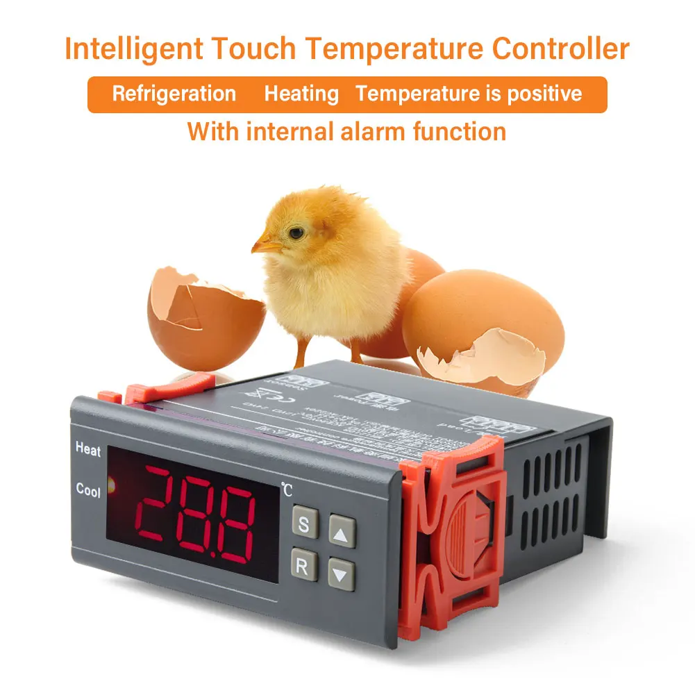 Digital Temperature Controller -40 to 120 Degrees Alarm Function Electronic Ther