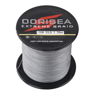 Dorisea Extreme Braid 100% Pe Braided Fishing Line 109Yards-2187Yards  6-300Lb Test Orange (100m/109Yards 6lb/0.10mm) : : Sports &  Outdoors