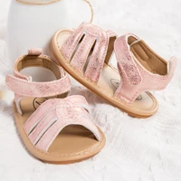 KIDSUN Baby Shoes Summer Outdoor Toddler Rubber Sole Leather Anti-slip Baby Sandals Infant Girl First Walkers Shoes Crib Shoes 4