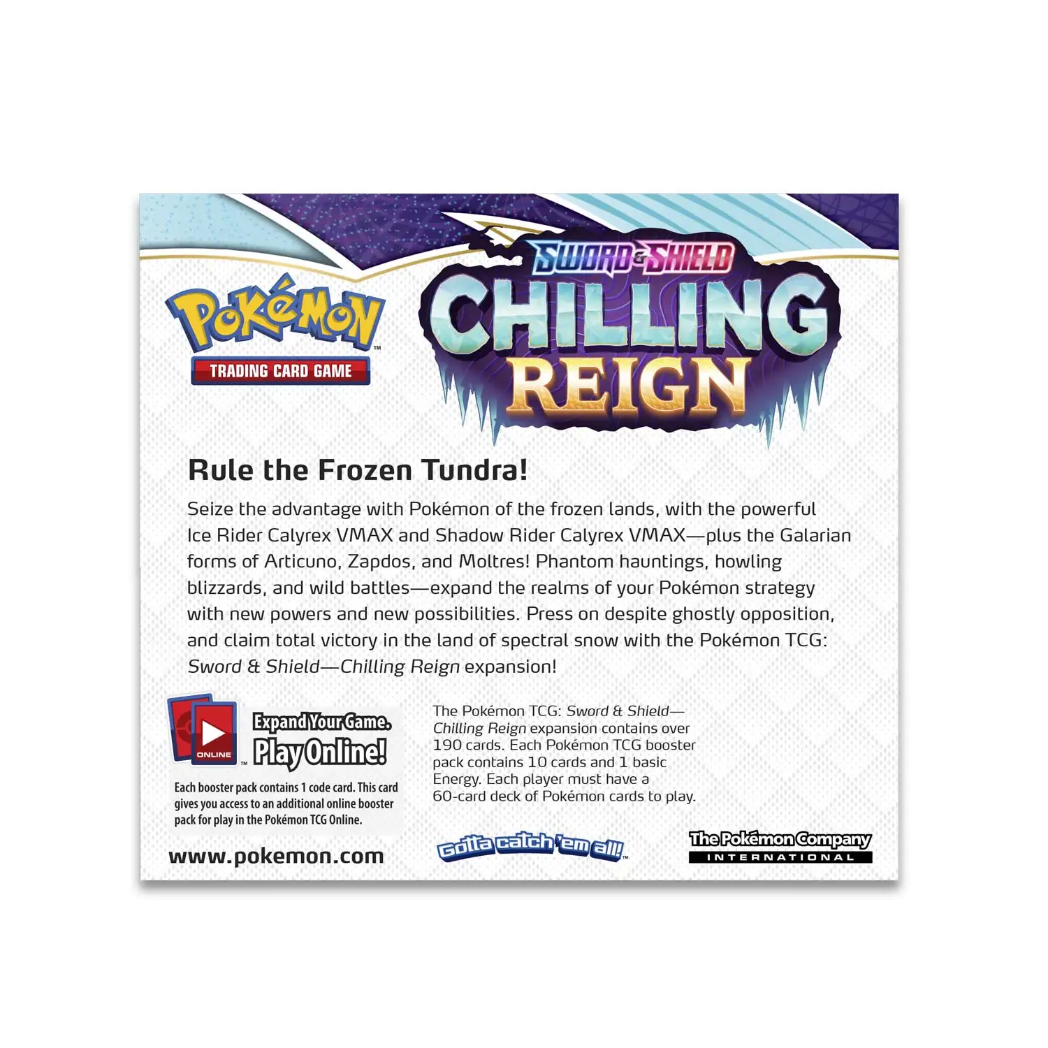 SWSH Chilling Reign Pokémon TCG Online - Code Card – Cup of Cards