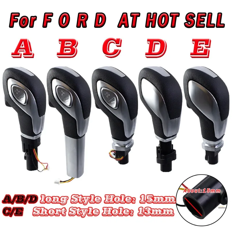 Premium Automatic Transmission Gear Shift Knob Shifter Lever Replacement - Interior Enhancement Accessory