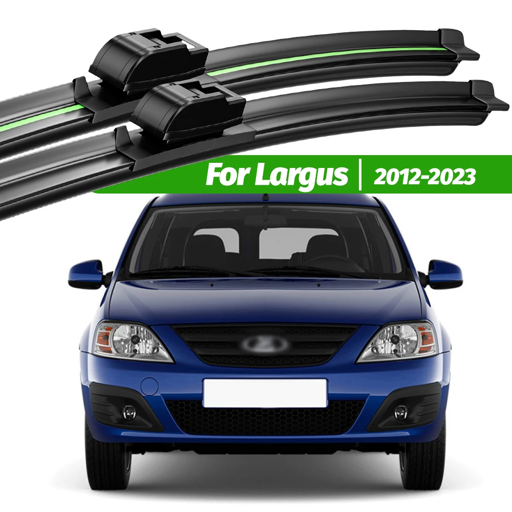 

For Lada Largus 2012-2023 2pcs Front Windshield Wiper Blades 2013 2014 2016 2019 2020 2021 2022 Windscreen Window Accessories