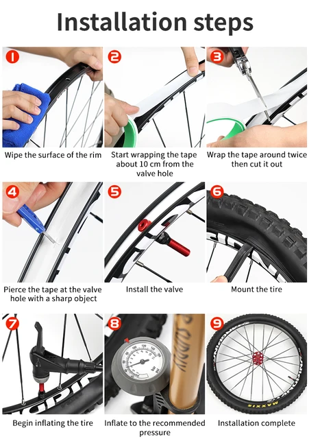 Tubeless Rim Tape Stans No Tubes Tape Installation Valve Hole