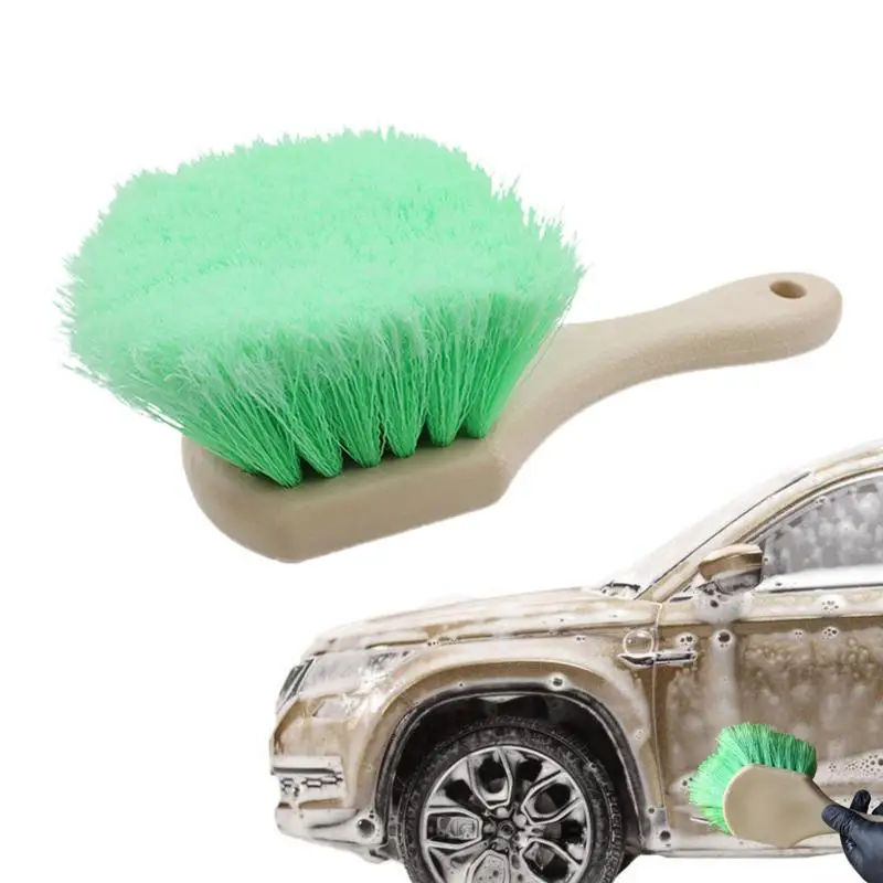 

Wheel Brush Professional Rim Wheel Cleaning Brush Non Slip soft Bristle Tire Scrubber for car Tires auto Maintenance Accessories