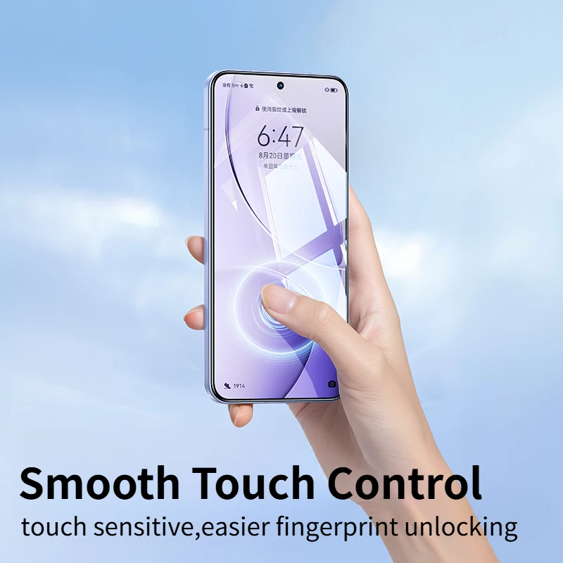 Premium Privacy Tempered Glass Screen Protector, Anti-Fingerprint, 2-Pack