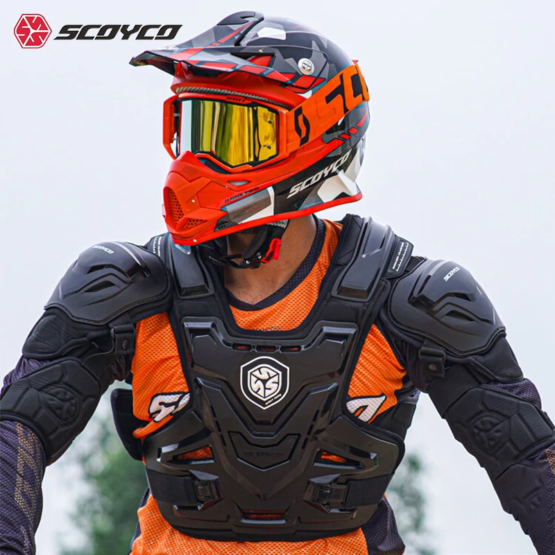 SCOYCO Motocross Armor Vest Motorcycle Body Armor Protection