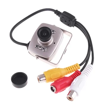 208C Mini CCTV Video Camera 800TVL CMOS Color 940nm Night Vision Infrared Analog Security Cameras 208B black and white CAMERA 1
