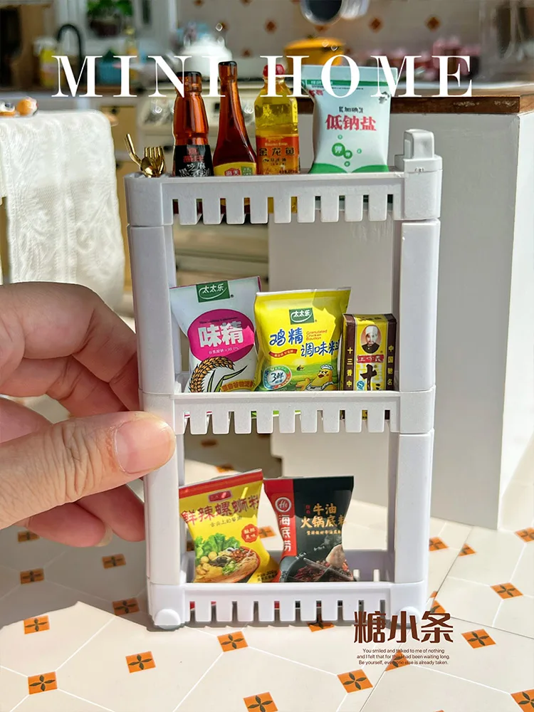 Juego de accesorios de cocina en miniatura para casa de muñecas de té, mini  comida para casa de muñecas, aperitivos, resina, accesorios de cocina