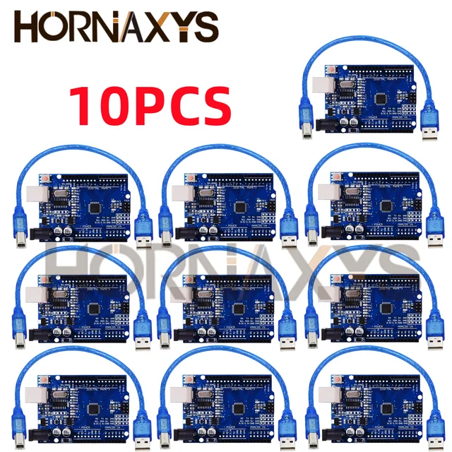 1-10 шт./высокое качество UNO R3 (CH340G) MEGA328P для Arduino UNO R3 + USB-кабель ATMEGA328P-AU макетная плата 16 МГц TYPE-C 5