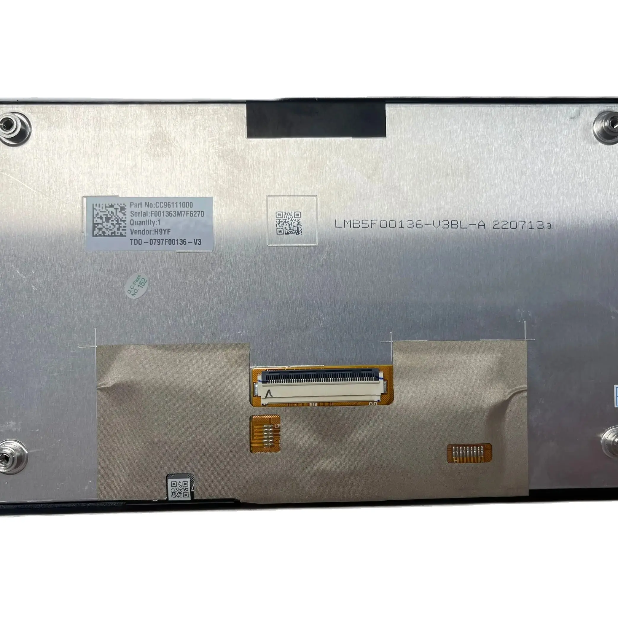 Replacement LCD Display Touch screen 194X119MM for KIA Hyundai Radio navigation TDO-0797F00136-V6 TDO-0797F00136-V3 LMB5F00136