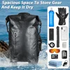 NEWBOLER Large Capacity Swimming Waterproof Backpack, Beach, Drifting, Surfing, Diving, Waterproof Backpack 35L Dry Pack 5