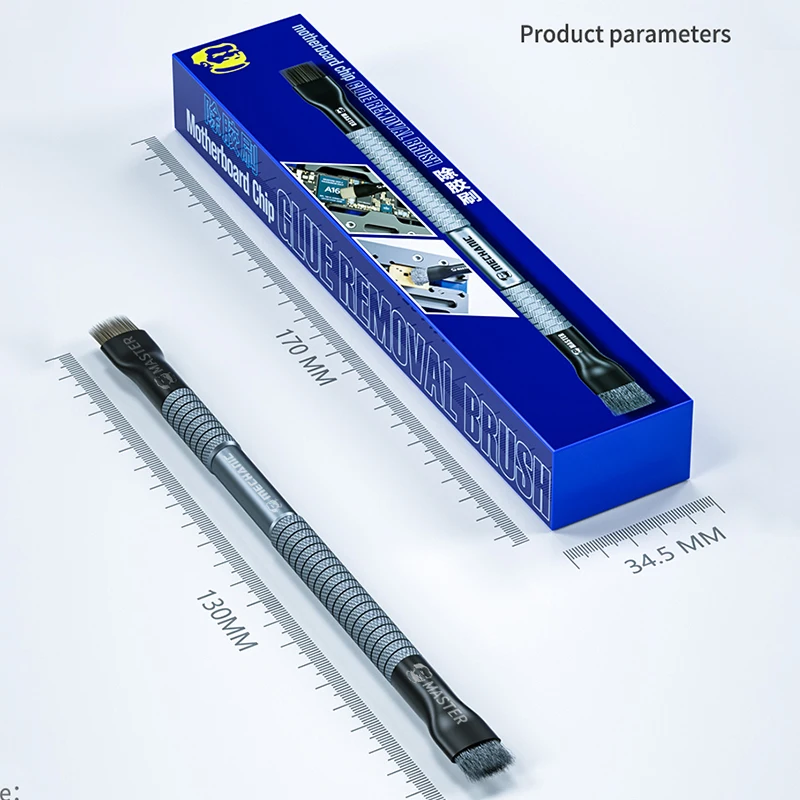 Mechanic Steel Brush Motherboard Chip Glue Removal IC Pad Cleaning PCB CPU Clean Dust PCB BGA Repair Soldering Brush 4