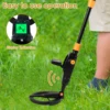 Gold Metal Detector Handheld Professional Metal Detector With LCD Display Waterproof Search Coil Metal Treasure Detector 3