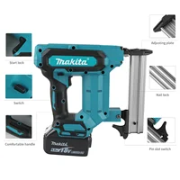 Pistolet à clous Makita F30 au lithium-ion : 18 V, batterie 6,0 Ah, capacité de 100 clous, sans fil, idéal pour les revêtements de sol, les étagères et les projets de bricolage en bois 6