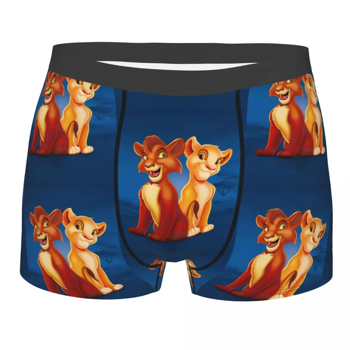 

Disney King Lion Baby Nala And Simba Boxer Shorts For Homme Film Hakuna Matata Underwear Panties Briefs Breathable Underpants