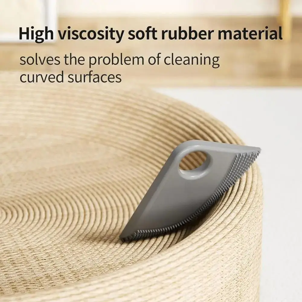 3Pcs Cleaning Brush Hair Removal Brush Sofa Fuzz Fabric Dust Removal Cat Supplies Pet Hair Remover Cleaning Tool Silicone