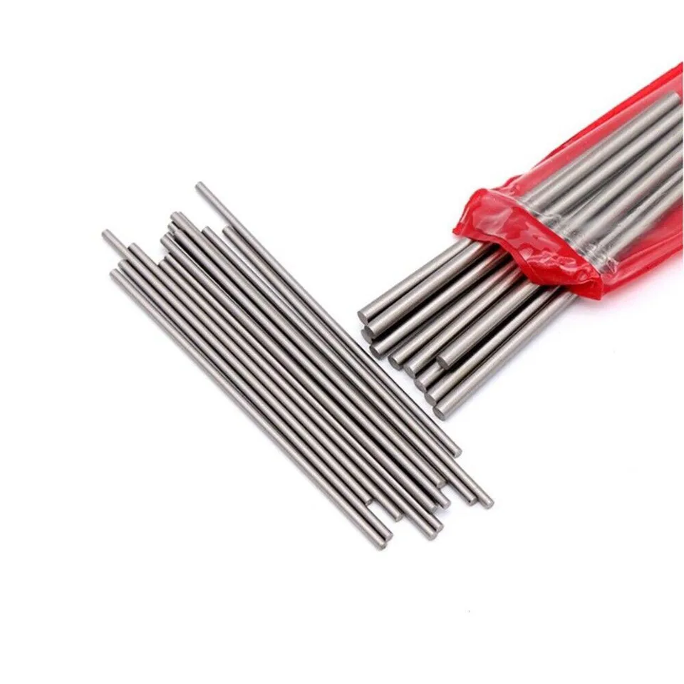10 Aste Tornio In Metallo Duro (carburo/tungsteno) Gambo Dritto Lungo 100mm – Varie Misure