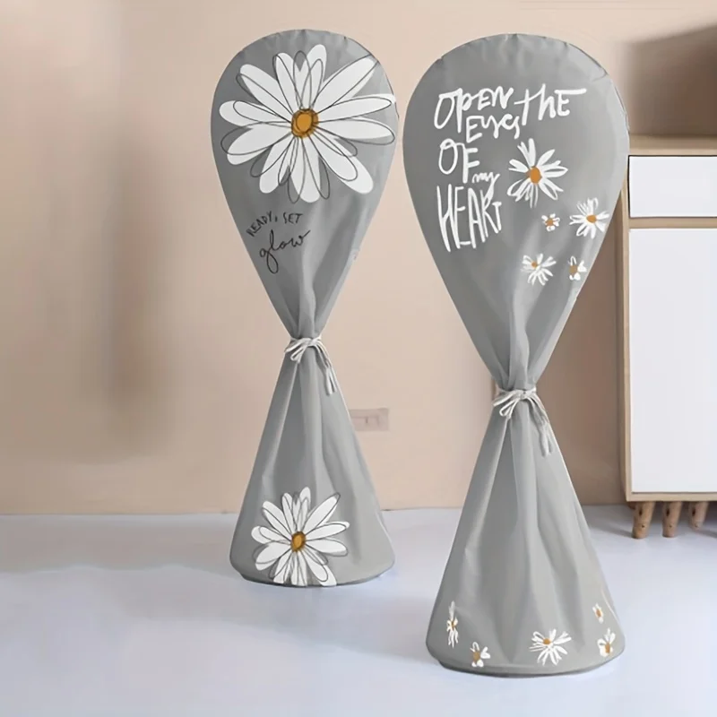 Fan cover Waterproof and dustproof Electric fan dust cover Household floor fan cover Protective stand