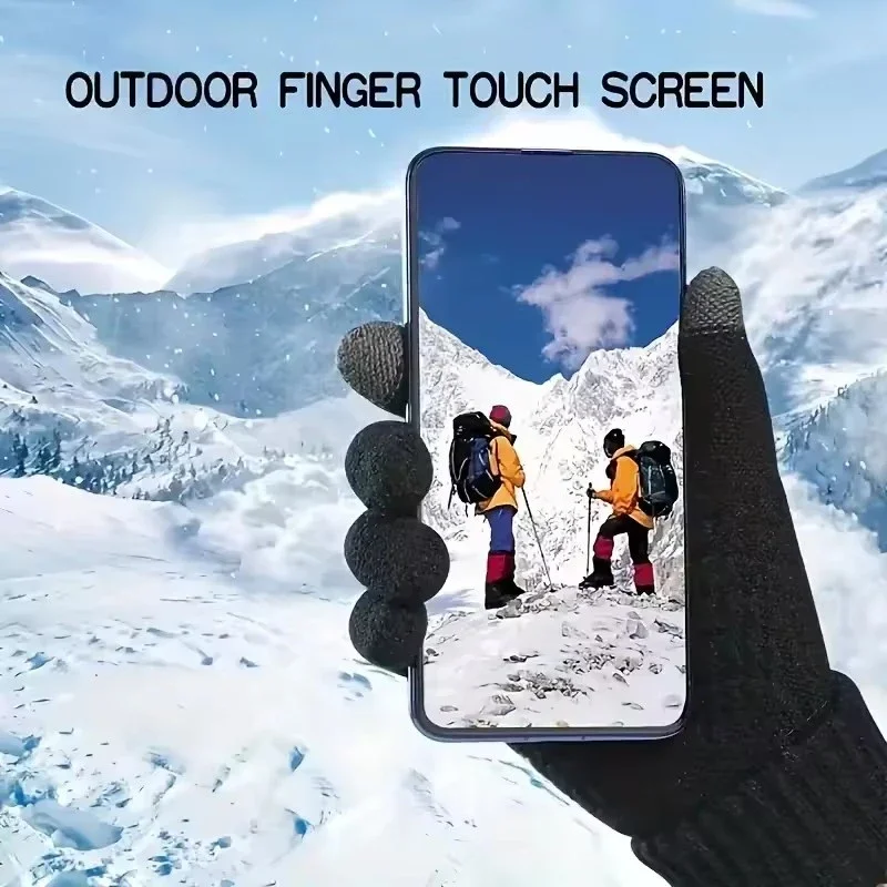 Skiing Gloves with Mobile Phone Touch Screen 5