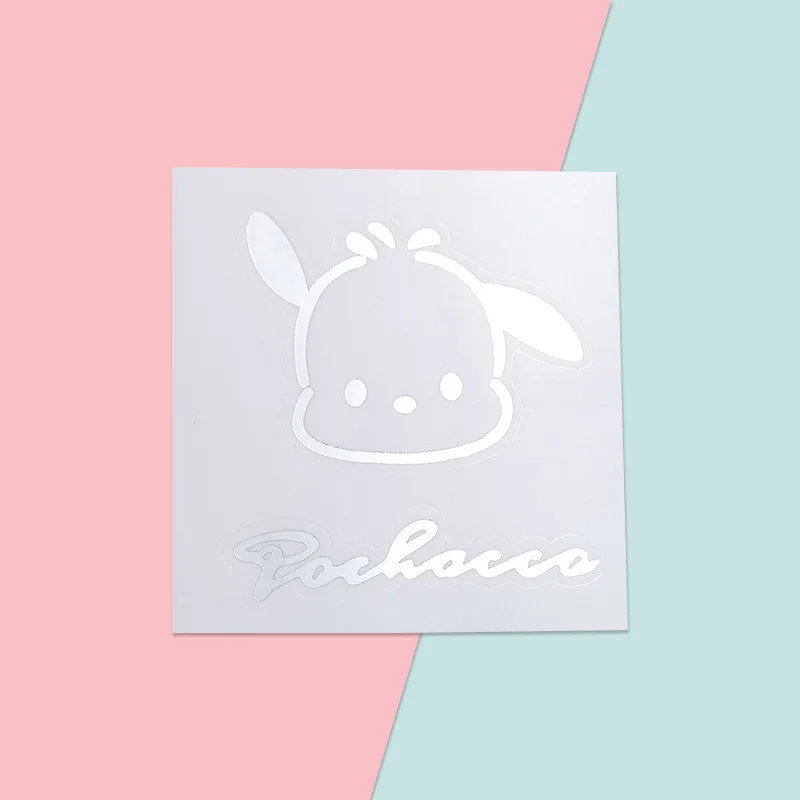 20 Pezzi Adesivi Metallici Hello Kitty Impermeabili, Decorazioni Creative Anime Cartoon, Ornamenti da Scrivania, Regalo per Studentesse, Vendita all'Ingrosso