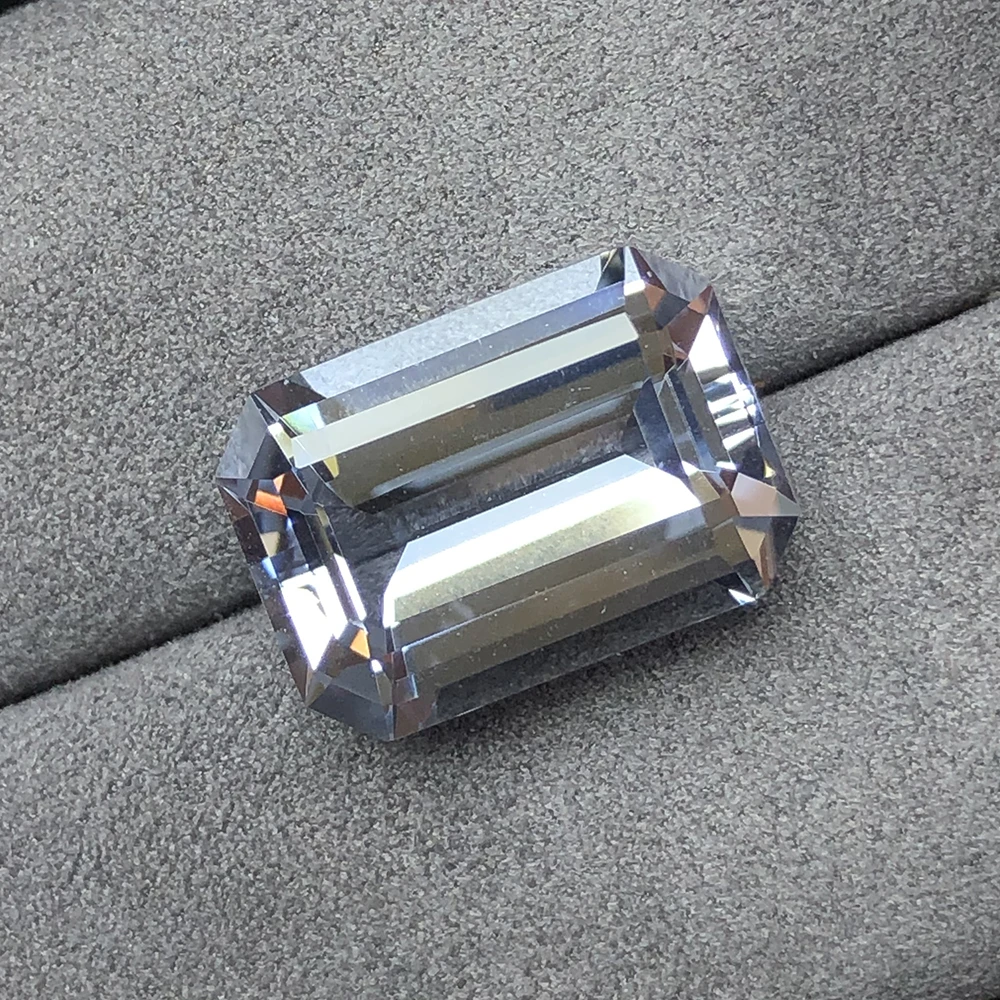 Natural Sea Blue Treasure Bare Stone 7.69ct Small Octagonal Emerald Cut for Ring, Pendant, and Chestpin Setting Worth Collecting