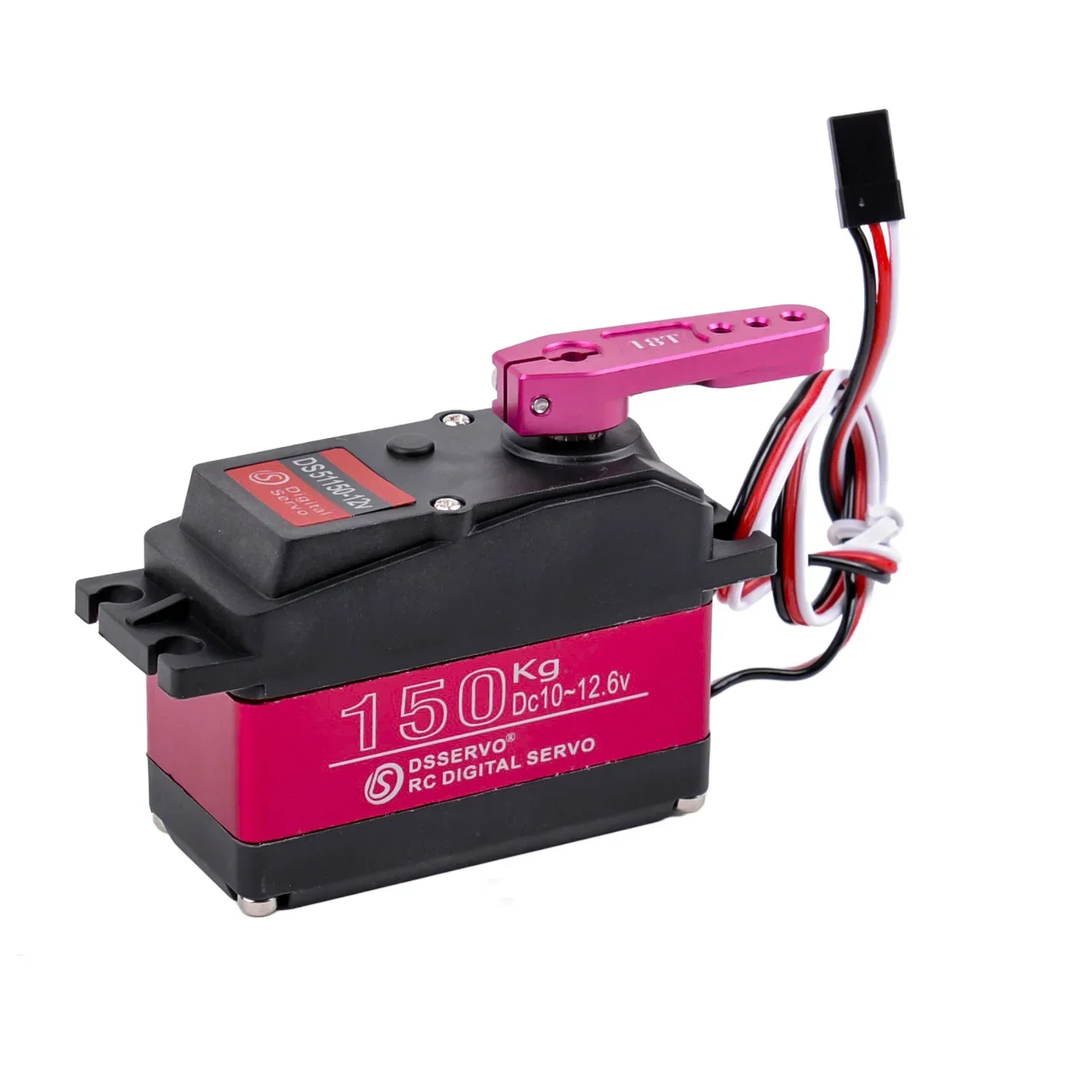 150KG/80KG/60KG Servo robotico digitale in metallo DS51150 180/270 gradi Impermeabile IP66 Funzione di alimentazione per RC Drone Smart Car Robot - immagine 6