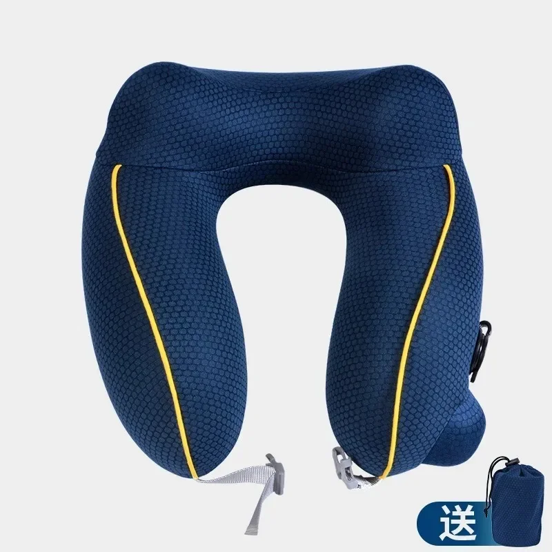 Foldable Sleeping Headrest Cushion Solid Color Neck Support Pillows Journey Tourist Airplane Travel Accessories 2