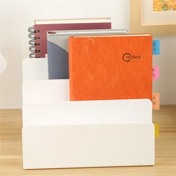 SOFT-Organizzatore di file da tavolo, classificatore di cartelle per riporre oggetti da scrivania a 4 partizioni e accessori per dispositivi elettronici di cancelleria per posta