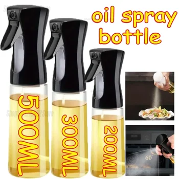 200/300/500ml Oil Spray for Kitchen Oil Nebulizer Dispenser Spray Oil Sprayer Airfryer BBQ Camping Olive OilDiffuser Cooking
