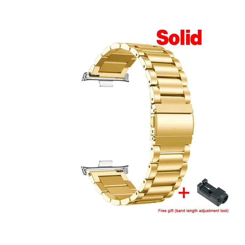 Stainless Steel Metal Watchband Bracelet for Huawei Watch Fit 3 & 4 Pro