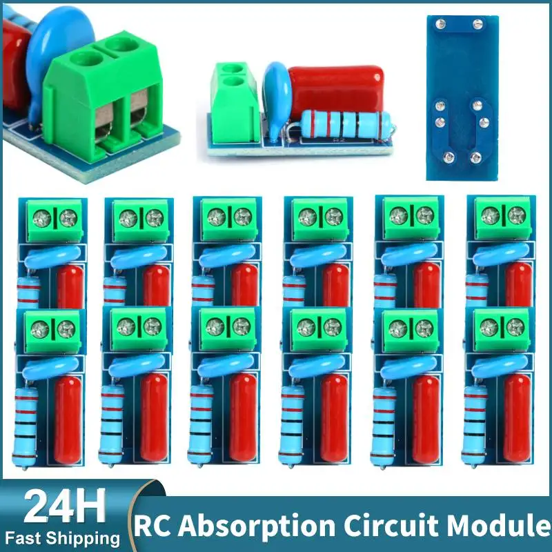 RC Absorption Circuit Module Contact Protection Resistance Surge RC Protect Resistance Surge Absorption/Snubber Circuit Module
