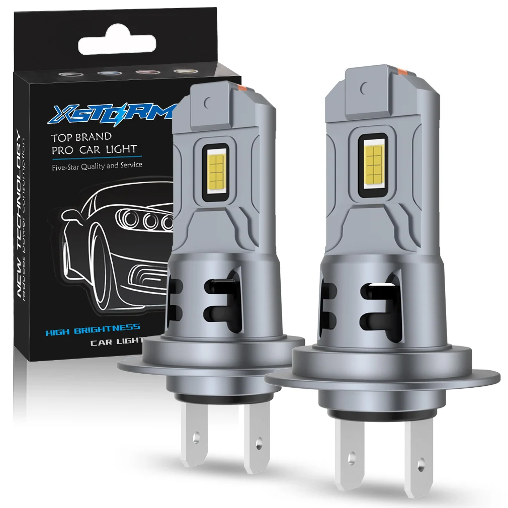 XSTORM H7 LED Headlight Bulb Canbus Mini Kit 60W 20000LM 6500K CSP for Car Headlamp White 12V Auto Diode Lamp H7 Turbo Led Light