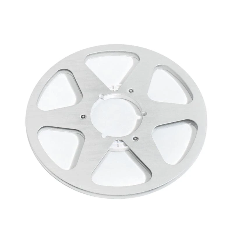 Nab Hub 청각 테이프 보관용 새 알루미늄 1/4 10.5인치 오픈 릴 디스크