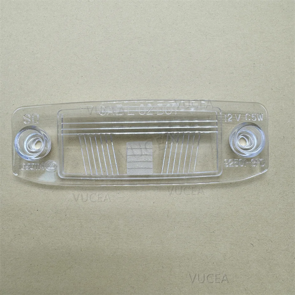 Lot De 2 Caches De Lampe De Plaque D'immatriculation Pour Kia Sorento 2011-2013 - Référence 92510-2P000 / 92501-4V000, Blanc