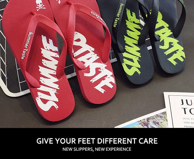 Men's Summer Lightning Thong Sandals Edgy Non-Slip Soft Sole Beach/Street Trendy Student Durable Outdoor Casual Flip-Flops Shoes