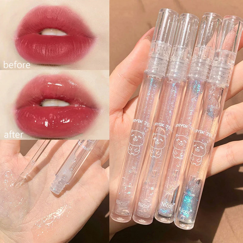 MirrorWaterLipGlossWaterGlossyLipGlazeTransparentLipOil
