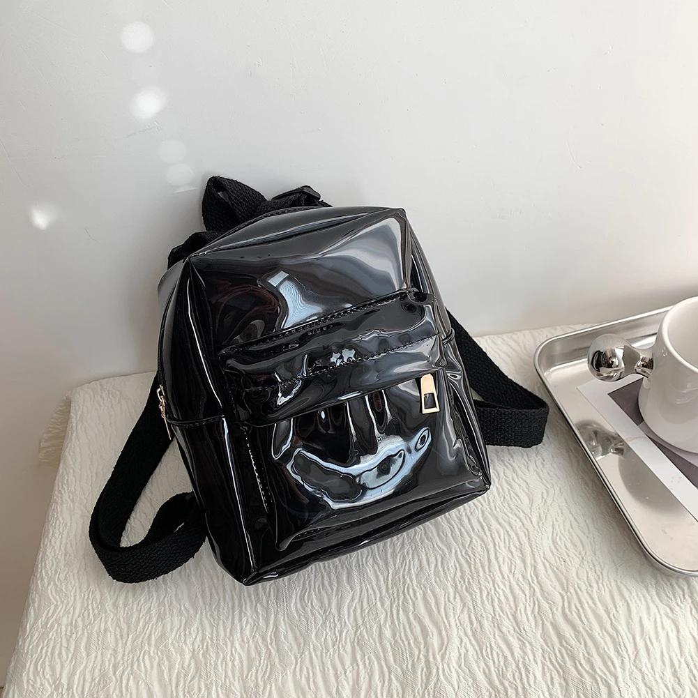 Mini Transparent Women Backpack Fashion PVC Cute Kids Girls Student School Bags Double Shoulder Knapsack for Trip