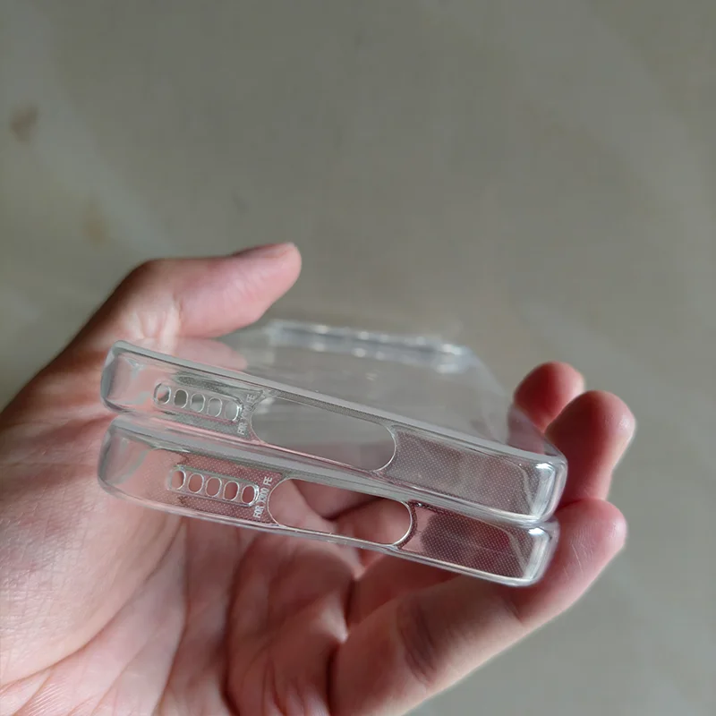 Ultra Thin Transparent TPU Soft Back Cover - Clear Bumper Case