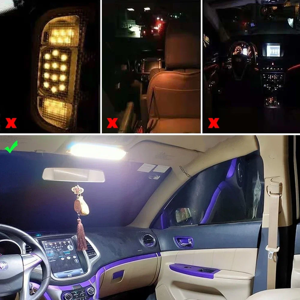 รูปสินค้า โคมไฟ LED รถยนต์ 12-24V สวิตช์เปิดปิด ดีไซน์สวย ใช้งานง่าย