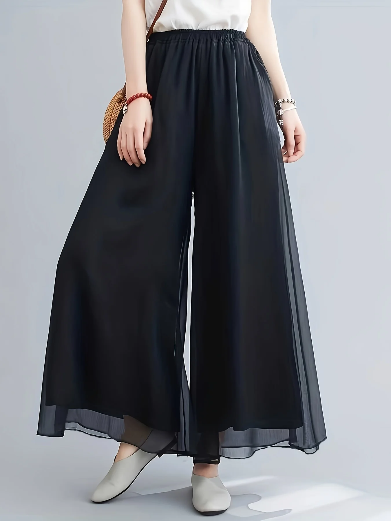 Pantalón Iwira gasa chiffon