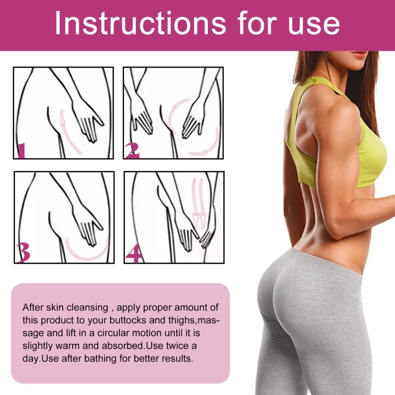 Buttock Enlargement Massage Cream Hip Lift Up Plumping Firming Buttock Shaping Highlighting Curved Buttocks Softening Care Cream