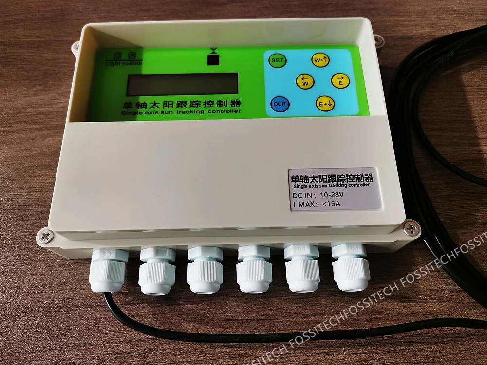 Tracker System, brilho do sol Tracing, eixo único, 12V, 24V, 15A, novo