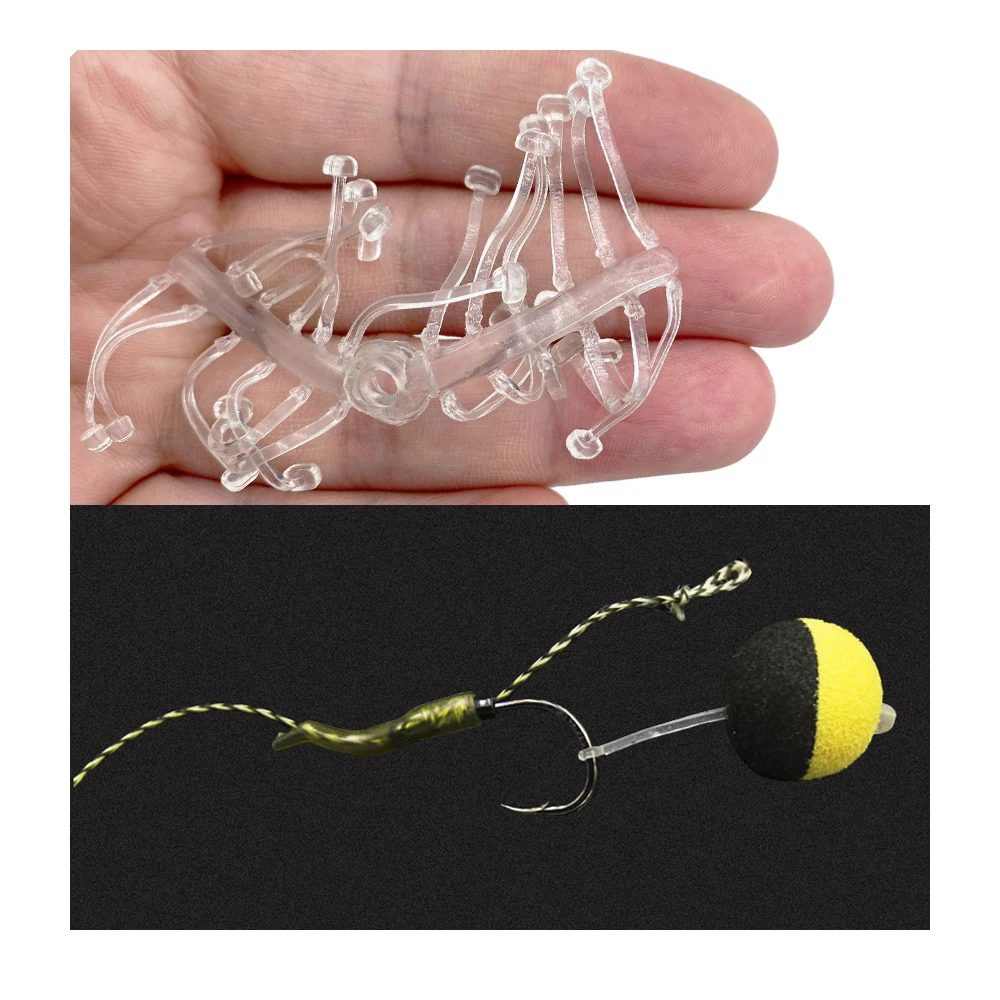 

Палочки из прозрачного материала с Плавучестью, мягкие плавающие шарики-спутники для ловли карпа в европейском стиле, Аксессуары для рыбалки, 24 шт.