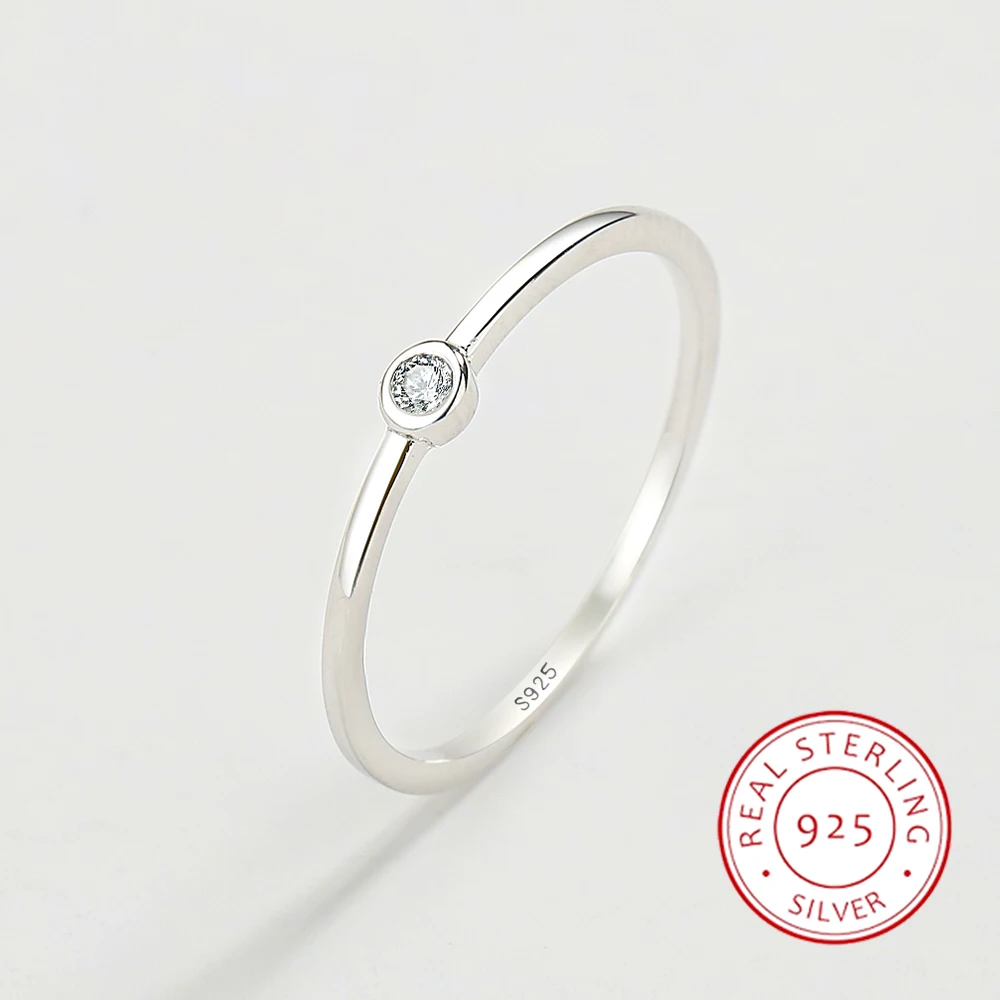 2022 New Simple Couple Rings For Women Real S925 Sterling Silver Cz Finger Regalo Di San Valentino Gioielli Regalo Per Feste Di Matrimonio