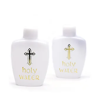 Holy Water Bottle with Gold Logo 1