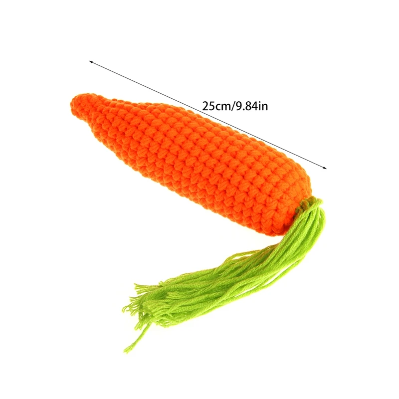 Lovely Anime Carrot for Doll Sleeping for Doll Supplies Durable Woolen Infant To Dropship dog chew toy chew resistant carrot shape dog toy for teeth molar health durable cotton rope tug toy for dogs puppies for play