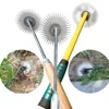 Manual Weed Remover Tool  for Lawn and Garden Sun Flower Shape Teeth Dual Purpose Manganese Steel Forged Hand Weeder 1